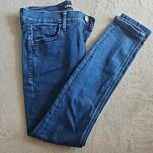 Express Blue Skinny Jeans with Stretch